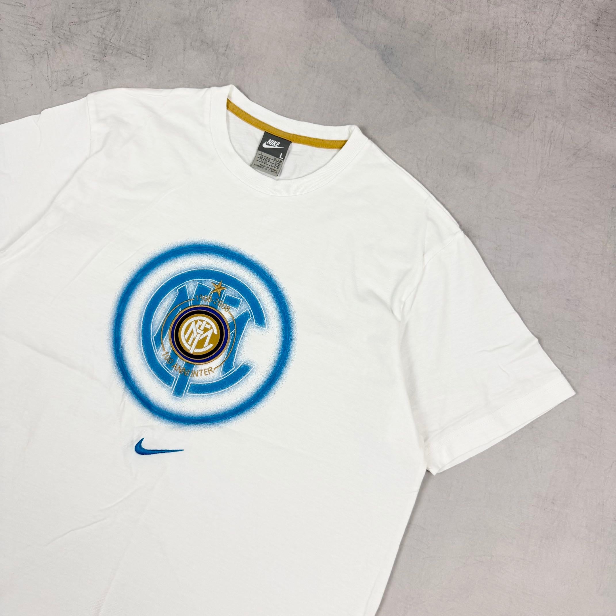 Nike Inter Mailand "100 Anni" 2008 T-Shirt L NEW WITH TAGS