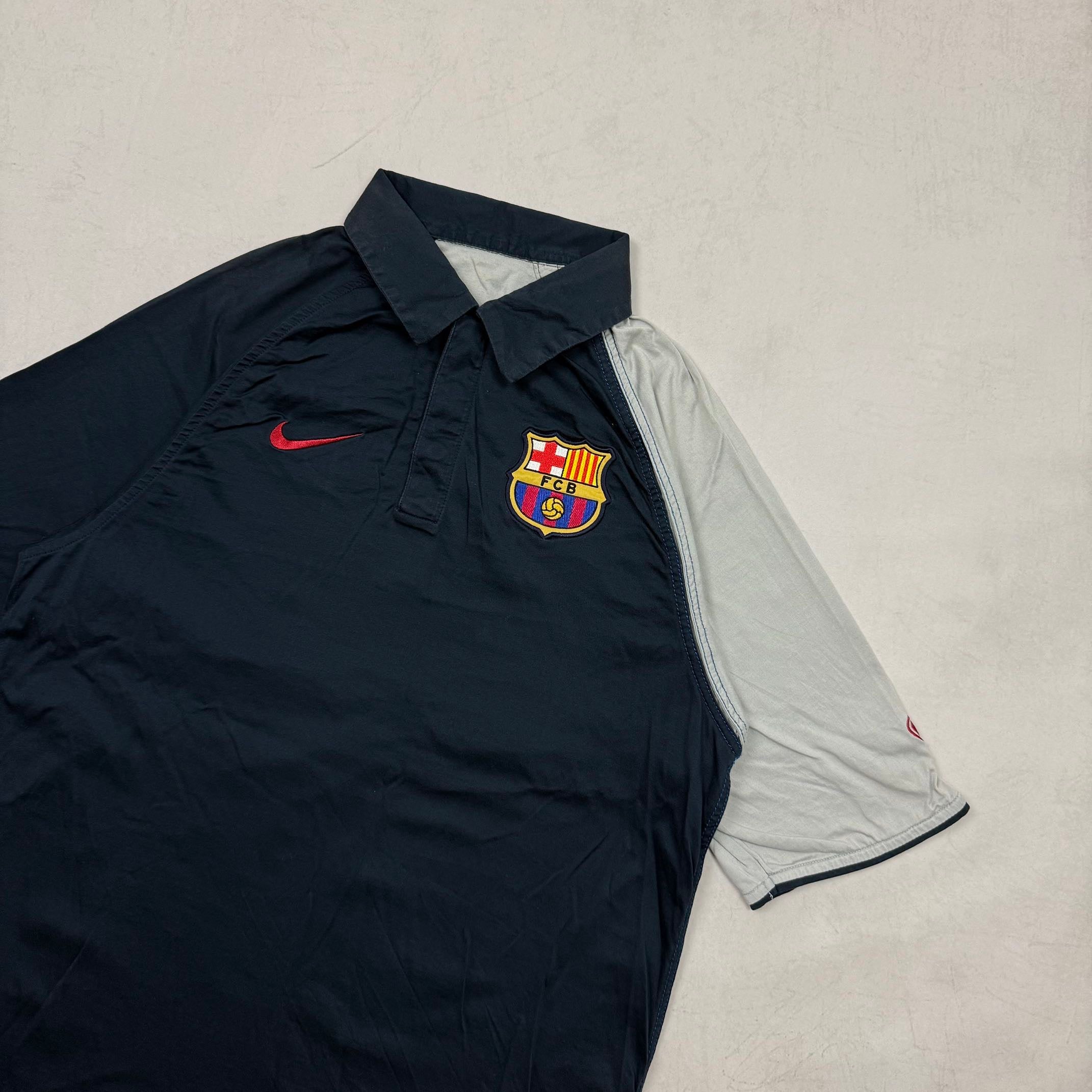 Nike Barcelona "Total90" 2004 Poloshirt S - 86.airsteals