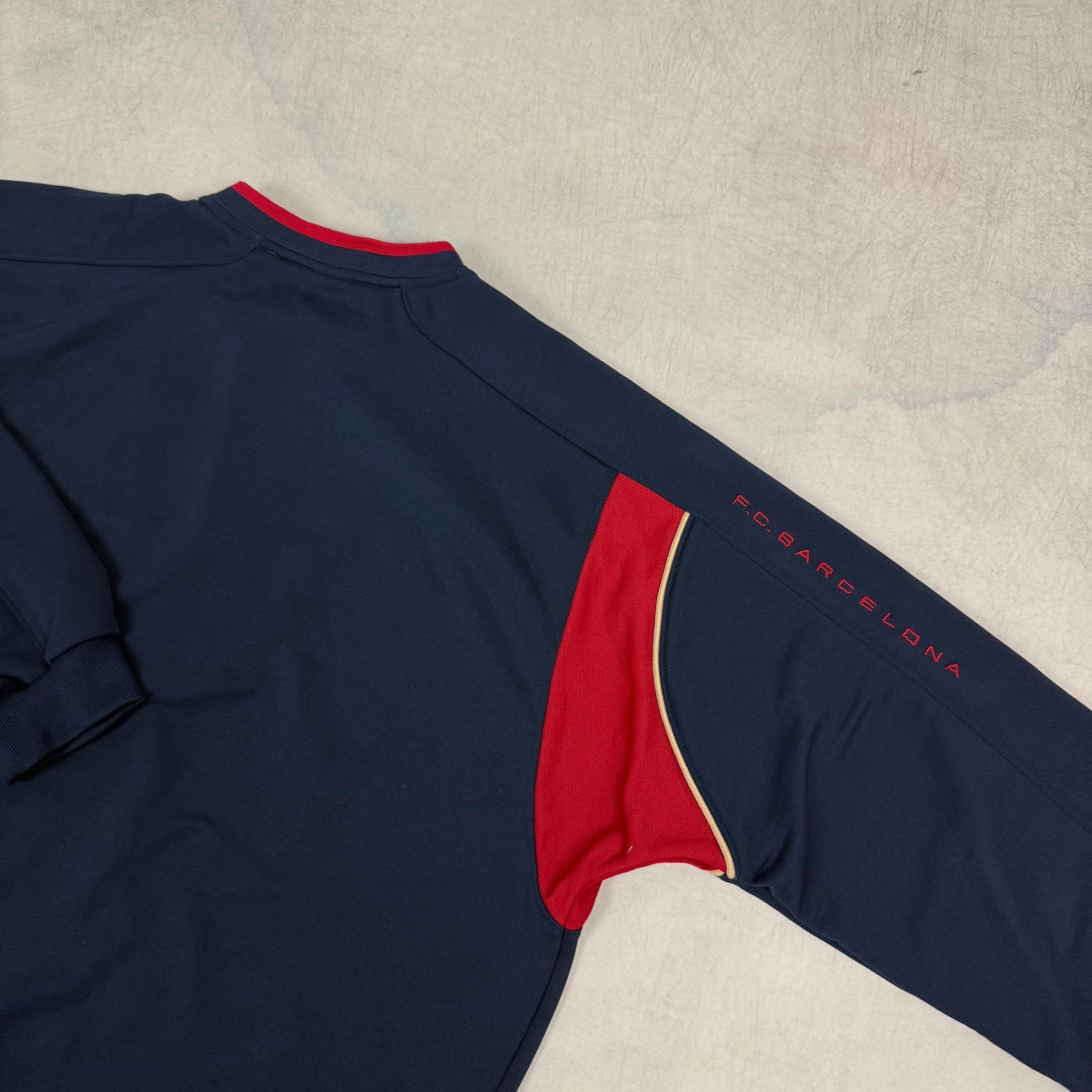 Nike Barcelona 2001 Half-Zip Sweater L