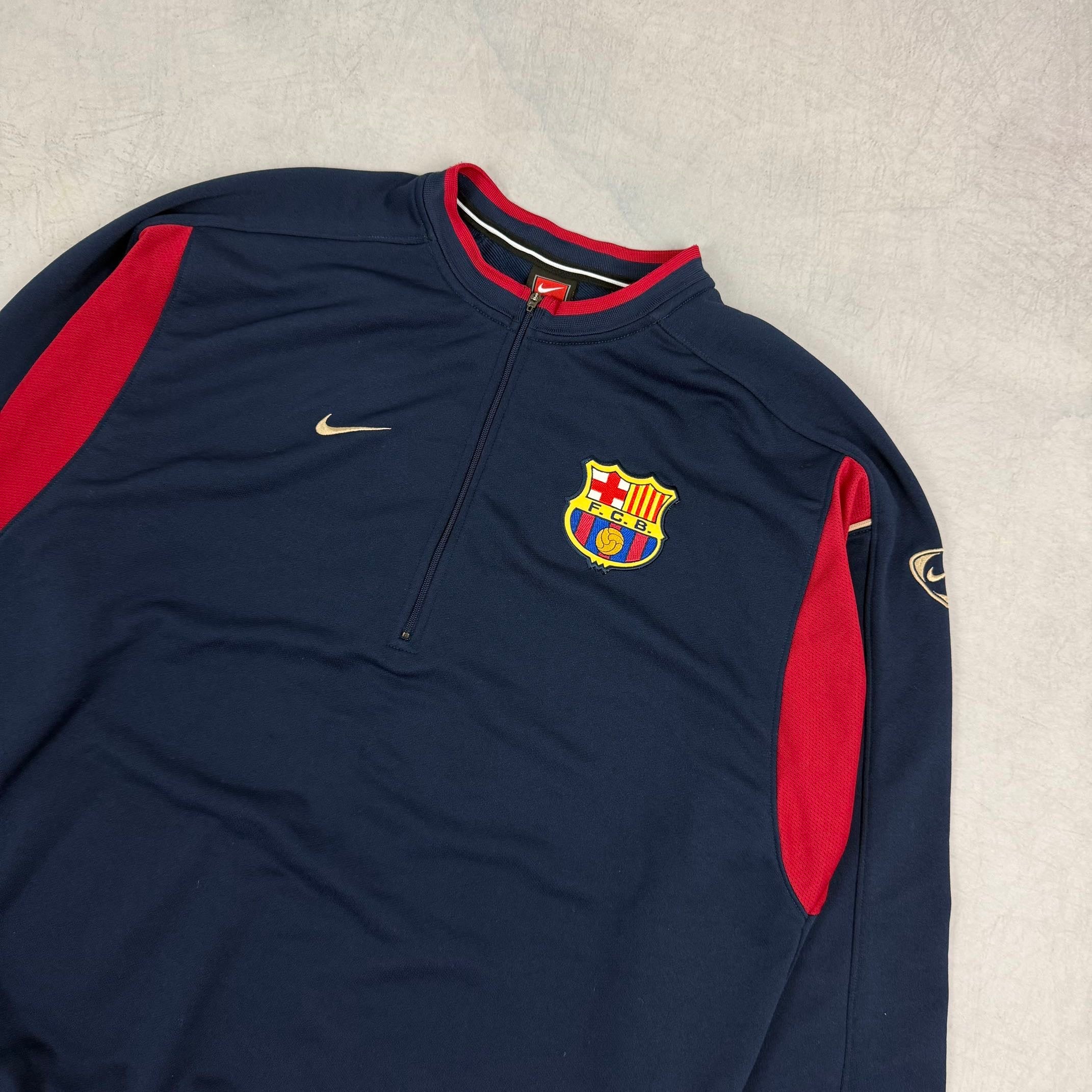 Nike Barcelona 2001 Half-Zip Sweater L