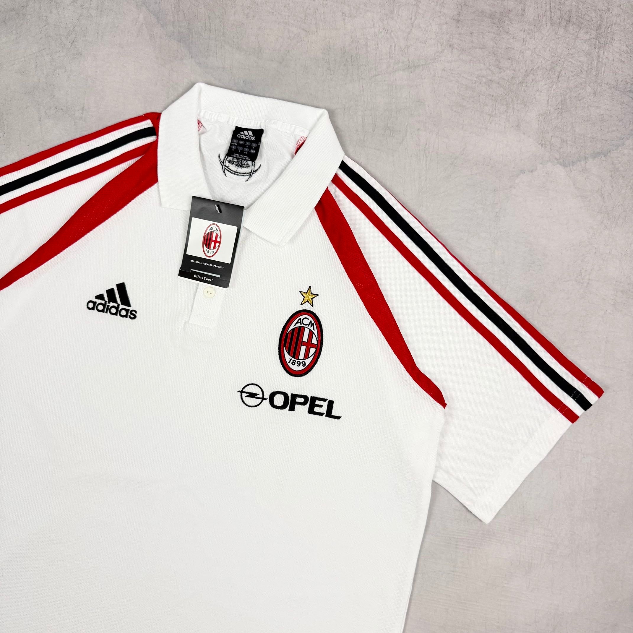 Adidas AC Milan "Opel" 2004 Poloshirt L BNWT - 86.airsteals