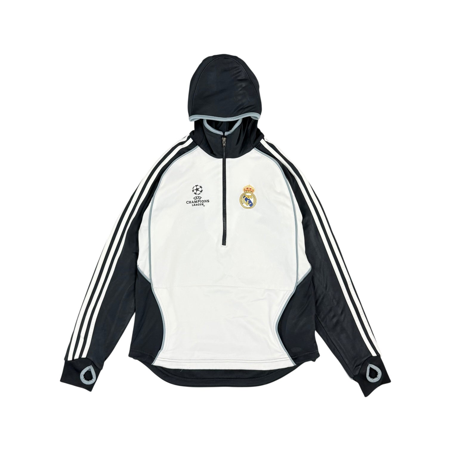 Adidas Real Madrid "Champions League" 2006 Quarter-Zip Hoodie S