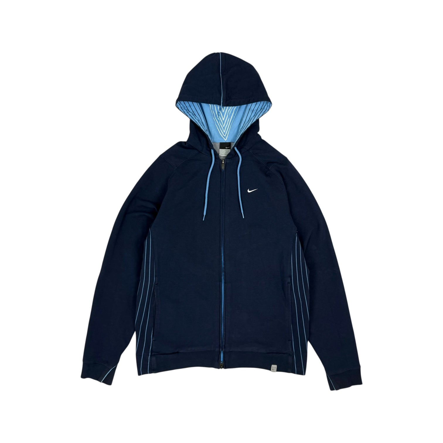 Nike "Dri-Fit" 00's Zip-Up Hoodie M