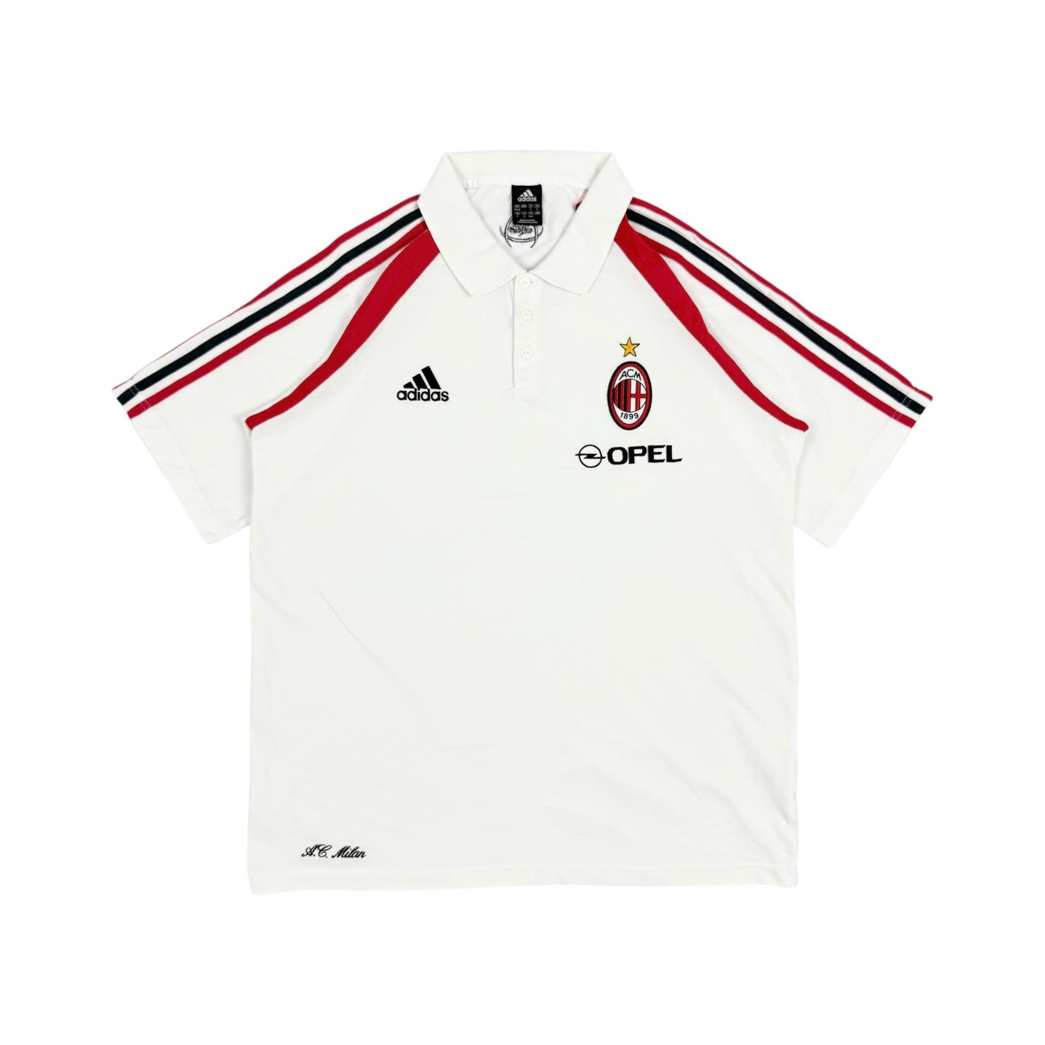 Adidas AC Milan "Opel" 2004 Poloshirt XL